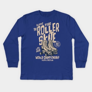 Roller skate Kids Long Sleeve T-Shirt